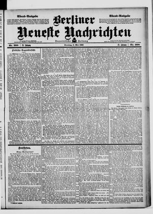 Berliner neueste Nachrichten vom 05.05.1903