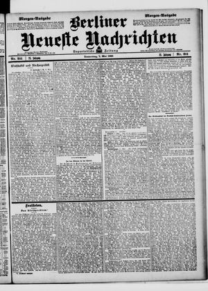 Berliner Neueste Nachrichten vom 07.05.1903