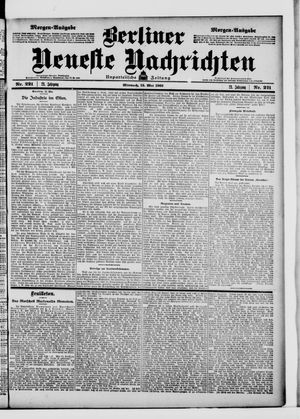 Berliner Neueste Nachrichten vom 13.05.1903