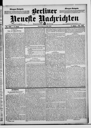 Berliner Neueste Nachrichten vom 14.05.1903