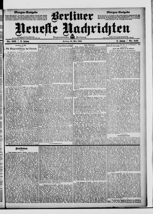Berliner Neueste Nachrichten vom 15.05.1903