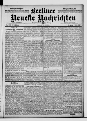 Berliner Neueste Nachrichten on May 16, 1903