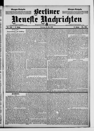 Berliner Neueste Nachrichten on May 19, 1903