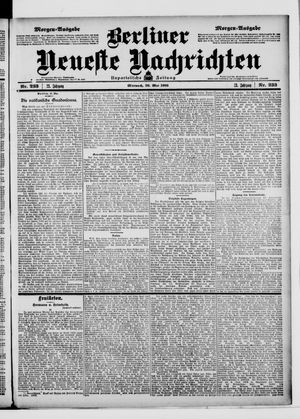 Berliner Neueste Nachrichten on May 20, 1903