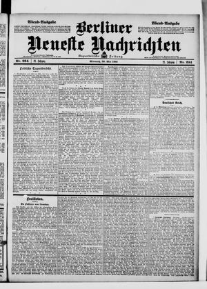 Berliner Neueste Nachrichten vom 20.05.1903