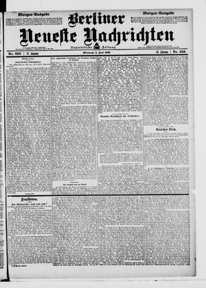 Berliner Neueste Nachrichten on Jun 3, 1903