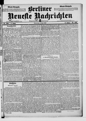 Berliner Neueste Nachrichten vom 04.06.1903