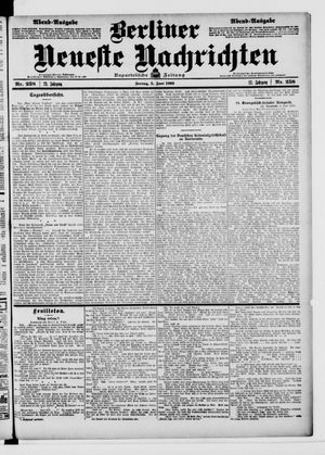Berliner Neueste Nachrichten vom 05.06.1903