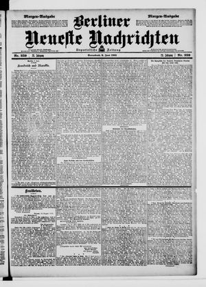 Berliner Neueste Nachrichten vom 06.06.1903