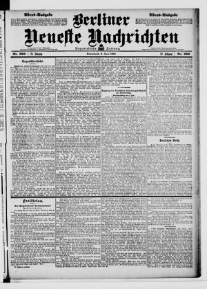 Berliner Neueste Nachrichten vom 06.06.1903