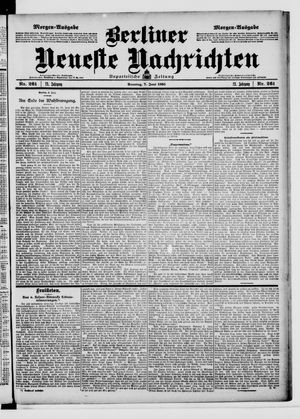 Berliner Neueste Nachrichten vom 07.06.1903
