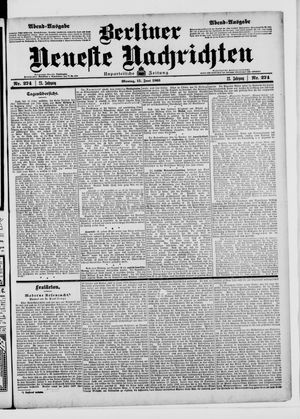 Berliner Neueste Nachrichten vom 15.06.1903
