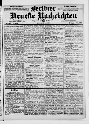 Berliner Neueste Nachrichten vom 17.06.1903