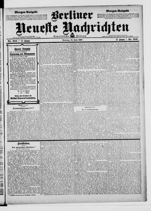 Berliner Neueste Nachrichten vom 21.06.1903