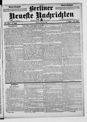 Berliner Neueste Nachrichten on Jun 22, 1903