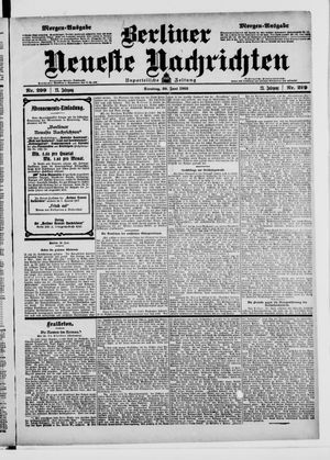 Berliner Neueste Nachrichten vom 30.06.1903