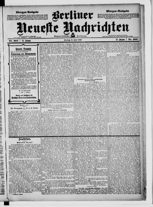 Berliner Neueste Nachrichten vom 03.07.1903
