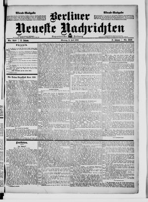 Berliner neueste Nachrichten vom 06.07.1903