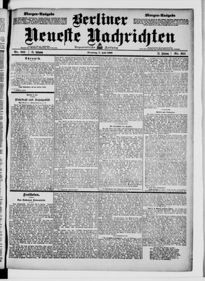 Berliner Neueste Nachrichten on Jul 7, 1903