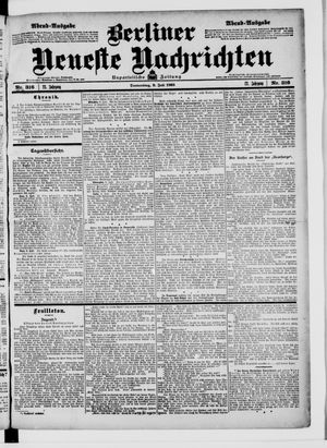 Berliner Neueste Nachrichten on Jul 9, 1903