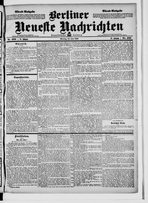 Berliner Neueste Nachrichten vom 13.07.1903