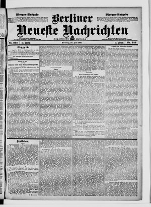 Berliner Neueste Nachrichten on Jul 14, 1903