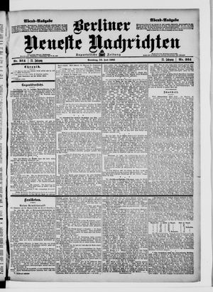 Berliner Neueste Nachrichten vom 14.07.1903