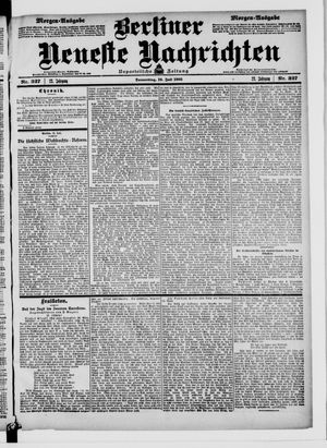 Berliner Neueste Nachrichten vom 16.07.1903