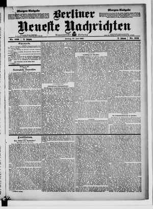 Berliner Neueste Nachrichten vom 17.07.1903