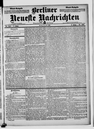 Berliner Neueste Nachrichten vom 17.07.1903