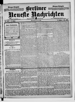 Berliner Neueste Nachrichten vom 22.07.1903