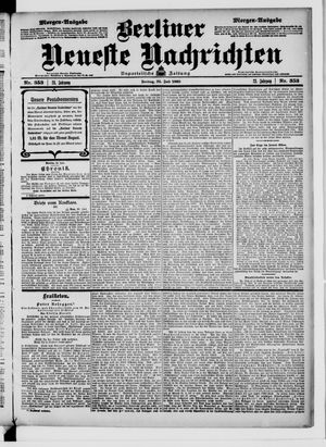 Berliner Neueste Nachrichten vom 31.07.1903