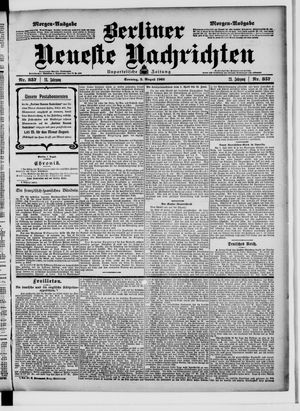 Berliner Neueste Nachrichten vom 02.08.1903
