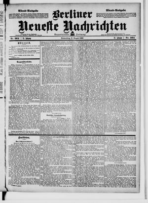 Berliner Neueste Nachrichten vom 06.08.1903