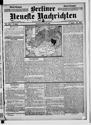 Berliner Neueste Nachrichten vom 15.08.1903