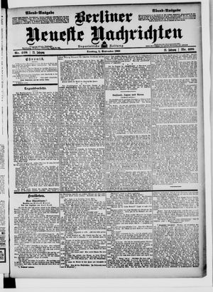 Berliner Neueste Nachrichten vom 01.09.1903
