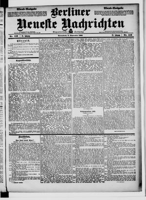 Berliner Neueste Nachrichten vom 05.09.1903