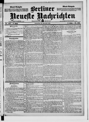 Berliner Neueste Nachrichten on Sep 10, 1903