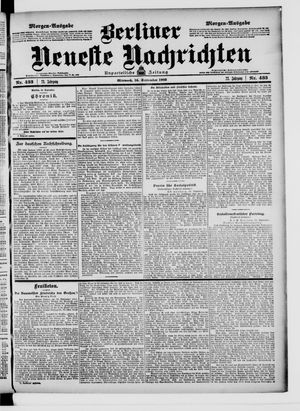 Berliner Neueste Nachrichten vom 16.09.1903