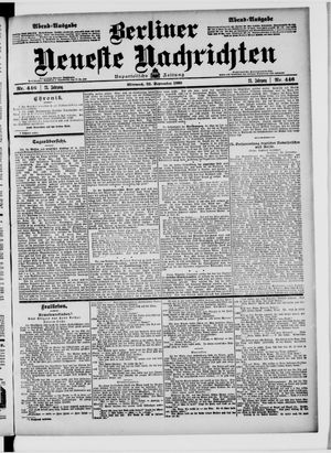 Berliner Neueste Nachrichten on Sep 23, 1903