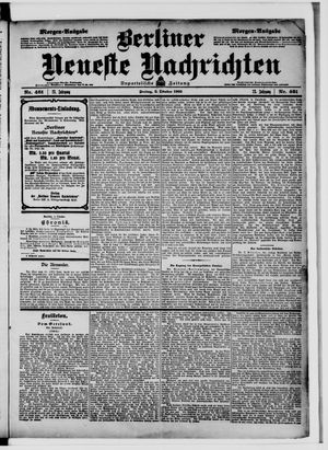 Berliner Neueste Nachrichten vom 02.10.1903