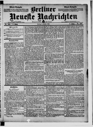 Berliner Neueste Nachrichten vom 02.10.1903