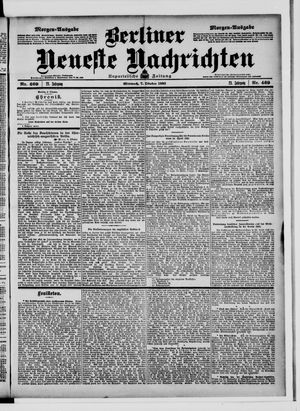 Berliner Neueste Nachrichten on Oct 7, 1903