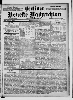 Berliner Neueste Nachrichten vom 10.10.1903