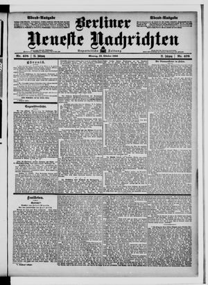 Berliner Neueste Nachrichten vom 12.10.1903