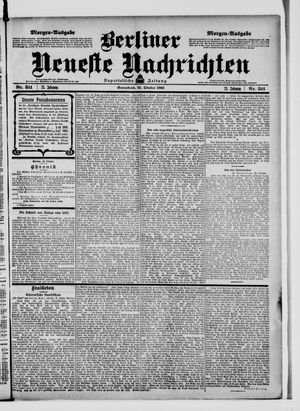Berliner Neueste Nachrichten vom 31.10.1903