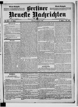 Berliner Neueste Nachrichten vom 02.11.1903