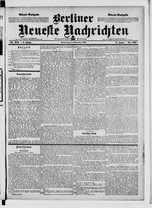 Berliner Neueste Nachrichten vom 05.11.1903