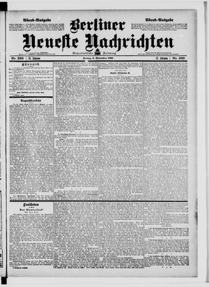 Berliner Neueste Nachrichten vom 06.11.1903