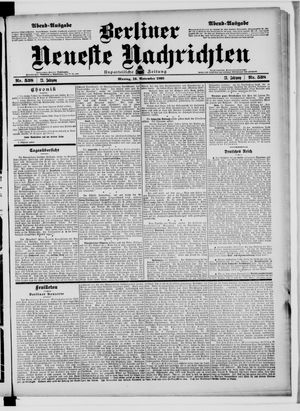 Berliner Neueste Nachrichten vom 16.11.1903